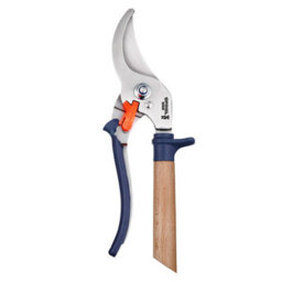 Opinel Hand Pruner Slate Blue - Stainless Steel Secateurs With Varnished Beech And Polyamide Handles - thumbnail 3