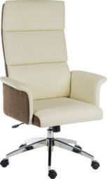 Teknik Elegance High Back Executive Chair Cream With Gas Lift Seat Height And Adjustable Tilt - thumbnail 1