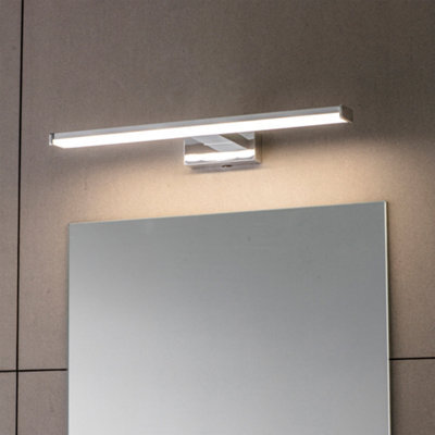Bubly Bathrooms Axis Led Bathroom Wall Light - Chrome Finish, Ip44 Daylight White - image 1