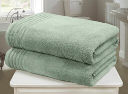 Rapport Home So Soft Bath Sheet Pure Cotton Sea Green