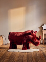 Orsina Rhino Maroon Animal Chair - thumbnail 6