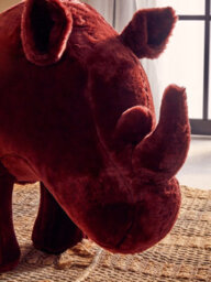 Orsina Rhino Maroon Animal Chair - thumbnail 9