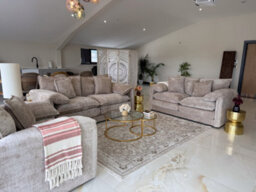 Solaya Sofa Beige 3+2 Set Living Room Sofa - thumbnail 2