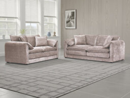 Solaya Sofa Beige 3+2 Set Living Room Sofa - thumbnail 1