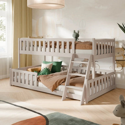 Arte Nicea Cashmere Wooden Bunk Bed 90/120 X 200Cm - Foam Bonnell Mattresses - image 1