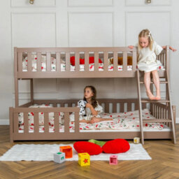 Arte Nicea Cashmere Wooden Bunk Bed 90/120 X 200Cm - Foam Bonnell Mattresses - thumbnail 6