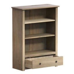 Lassic Vida Designs Panama Solid Pine 1 Drawer Bookcase Freestanding Shelving Unit (H)1100mm (W)800mm (D)350mm - thumbnail 8