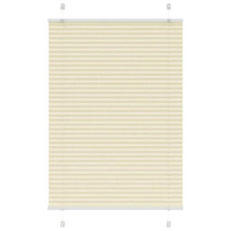 Walplus Cream Pleated Blind 85X100 Cm Fabric Width 84.4 Cm Polyester - thumbnail 1