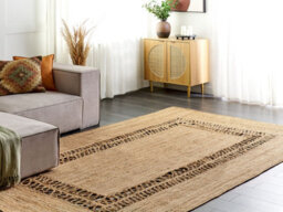 Beliani Rug Yenikoy Beige 200 X 300 Cm Jute - thumbnail 2