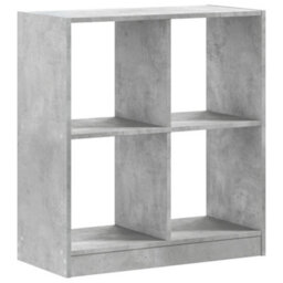 Berkfield Durable Bookcase Concrete Grey 68.5X32X75 Cm Engineered Wood - thumbnail 6