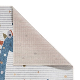 Multicolour Animal 40mm Pile Kids Stain-Resistant Rug For Bedroom, Dining Room, Easy To Clean Modern Rug-120Cm X 170Cm - thumbnail 6