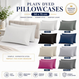 Moonlight Bedding Pillowcase Pack Of 4-Envelope Closure Super Soft Brushed Microfiber House Wife Pillow Cover,(White,50X75 Cm) - thumbnail 9