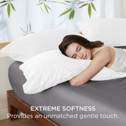 Moonlight Bedding Pillowcase Pack Of 4-Envelope Closure Super Soft Brushed Microfiber House Wife Pillow Cover,(White,50X75 Cm) - thumbnail 2