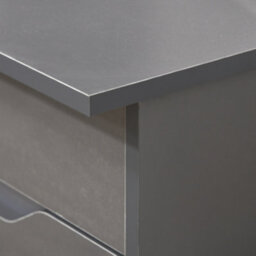 Homcom Computer Desk W/ Drawers Modern Writing Workstation For Home Office Grey - thumbnail 9