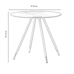 Life Interiors Sofia Dorchester Lux Dining Set, A Table And Chairs Set Of 4, Grey/black - thumbnail 8