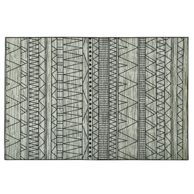 Beliani Rug Keban Black 160 X 230 Cm - image 1