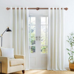 Lister Cartwright 25mm Antique Copper Industrial Pipe Eyelet Fixed Curtain Pole Heavy Duty Metal Curtain Rod(120 Cm) - thumbnail 2