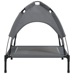 Walplus Dog Bed With Canopy Anthracite Oxford Fabric And Steel - thumbnail 5
