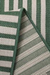 County Multi Stripe Green Modern Flatweave Rug By Oriental Weavers-120Cm X 170Cm - thumbnail 4