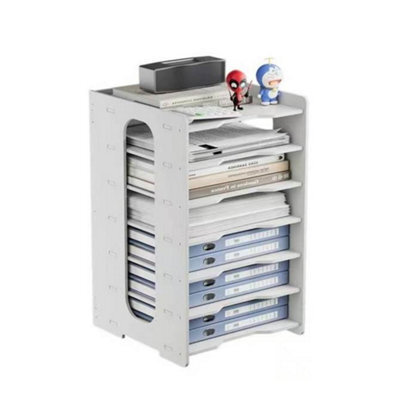 7 Layer Office Filing Organizer Holder A4 Document Storage File Rack - image 1