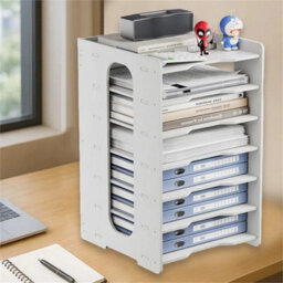 7 Layer Office Filing Organizer Holder A4 Document Storage File Rack - thumbnail 3