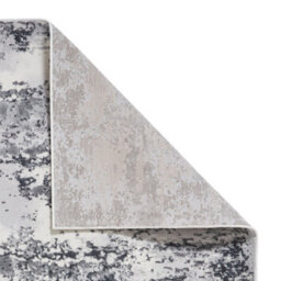 Grey Modern Rug, Abstract Metallic Marble Rug, 11mm Thick Modern Rug, Grey Rug For Bedroom, & Dining Room-160Cm X 230Cm - thumbnail 3