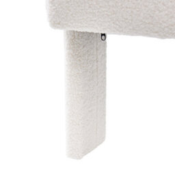 Beliani Armchair Ilbro Boucle Off-White - thumbnail 8