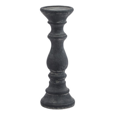Amalfi Grey Column Candle Holder - image 1