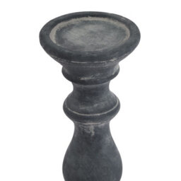 Amalfi  Grey  Column  Candle  Holder - thumbnail 2