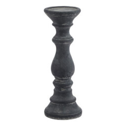 Amalfi  Grey  Column  Candle  Holder - thumbnail 1
