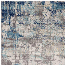 Xample Nova Illusion Blue Rug 200 X 290 Cm Machine Woven Polypropylene Rug, Durable 9mm Pile, Made In Turkey - thumbnail 3