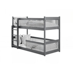 Arte Graphite Wooden Bunk Bed 90 X 190 Cm - No Mattresses - thumbnail 1