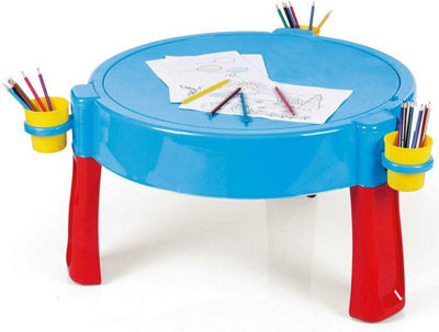 Sand And Water Play Table, Dolu 3-In-1 Activity Table With Pen Holders - image 1