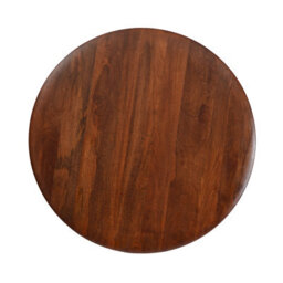 MH London Marcel Solid Wood Round Coffee Table - Walnut - thumbnail 6
