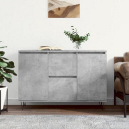 Vidaxl Sideboard Concrete Grey 101.5X35X70 Cm Engineered Wood - thumbnail 1