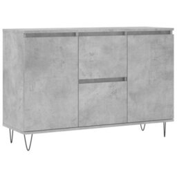 Vidaxl Sideboard Concrete Grey 101.5X35X70 Cm Engineered Wood - thumbnail 2