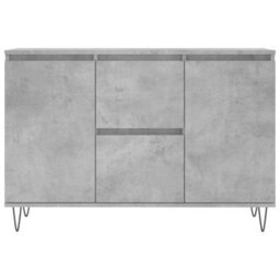 Vidaxl Sideboard Concrete Grey 101.5X35X70 Cm Engineered Wood - thumbnail 5