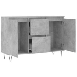 Vidaxl Sideboard Concrete Grey 101.5X35X70 Cm Engineered Wood - thumbnail 6