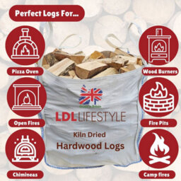 Warma Dumpy Bag Kiln Dried Hardwood Firewood Logs For Stoves Fireplaces Wood Burners Chimeneas Pizza Ovens Fire Pits Open Camp Fires - thumbnail 2