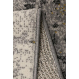 Melrose Abstract Faded Design Grey Ochre Blended Colours Indoor Large Area Rug 160X230Cm - thumbnail 3