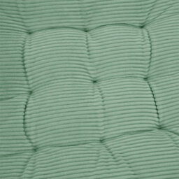 Living And Home Corduroy Set Of 4 Comfortable Square Chair Cushions Seat Pad Indoor And Outdoor Green 40Cm(W) X 40Cm(D) - thumbnail 7