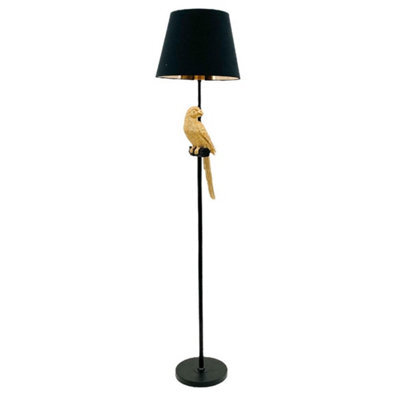 Minster 15 Inch Black Shade Table Lamp - L37 X W37 X H164 Cm - image 1