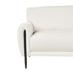Beliani Sofa 3 Seater Skaro Chenille Off-White - thumbnail 6