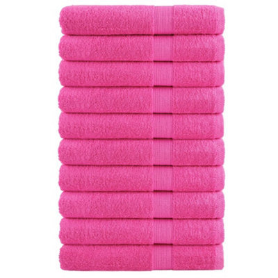 Berkfield Premium Towels Solund 10 Pcs Pink 100X200 Cm 600 Gsm - image 1