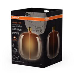 Osram Vintage 1906 Big Magnetic Filament Bulb Led Oval W187 Tea Brown Dimmable - thumbnail 2