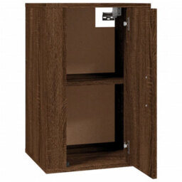Berkfield Wall Mounted Tv Cabinet Brown Oak 40X34.5X60 Cm - thumbnail 7