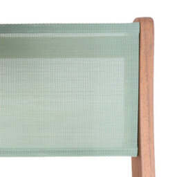 Sweeek - Children's Bistro Garden Table + 2 Chairs Acacia Wood Sage Green - Elise - thumbnail 4