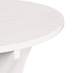 Berkfield Coffee Table 3 Pcs White Solid Pine Wood - thumbnail 8