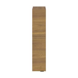 GoodHome Imandra Deep Walnut Effect Bathroom Single Wall Cabinet (H)90Cm (W)20Cm - thumbnail 2