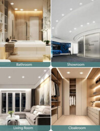 Aigostar Ip65 Bathroom Lights, 4.8W 560Lm Led Recessed Ceiling Lights 6500K, Pack Of 6 - thumbnail 7